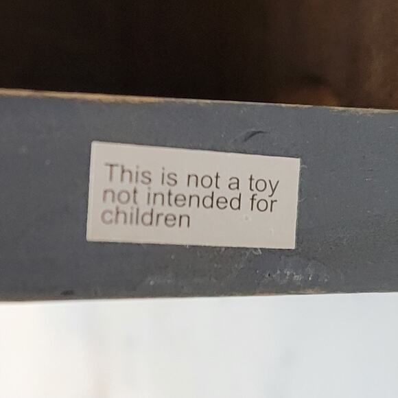 Vintage Wooden Box Christmas Motion Decor Reindeer Games Santa Flying Reindeer - Picture 13 of 16